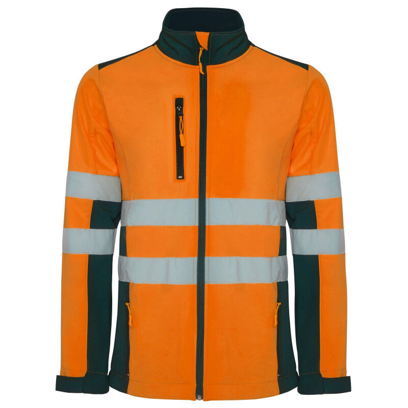 

Soft shell bicolor de alta visibilidad ANTARES HV9303 | XL - Azul Marino/Naranja Fluor