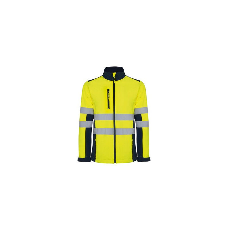 

Soft shell bicolor de alta visibilidad ANTARES HV9303 | M - Marino/Amarillo Fluor