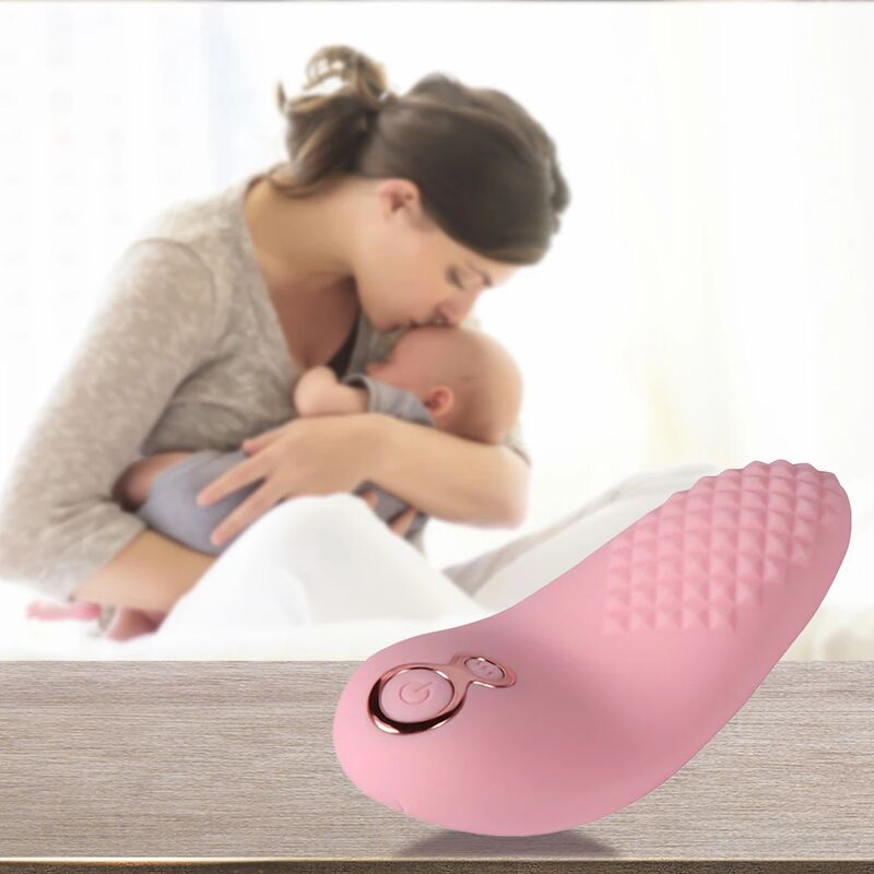 Soft silicone breast massager, 9 vibration modes, 3 different strengths for breastfeeding, improve milk circulation, unclog ducts