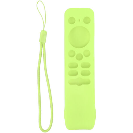 Soft Silicone Protective Case for Realme TV Stick Remote Control Anti Drop Protective Cover Luminous Green