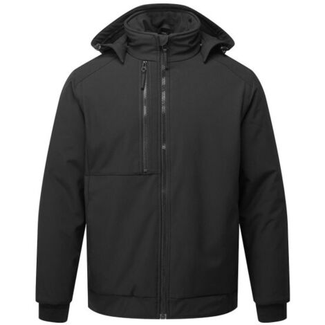 Softshell acolchado WX2 con forro micropolar (2 capas) CD874 M Negro Altos