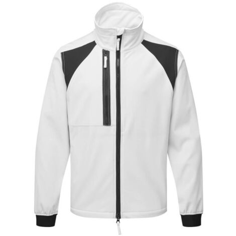 Softshell co forro polar en tejido elástico WX2 (2 capas) CD870 L Blanco