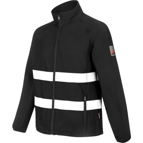 Softshell de travail SIMPLY REFLEX Noir M