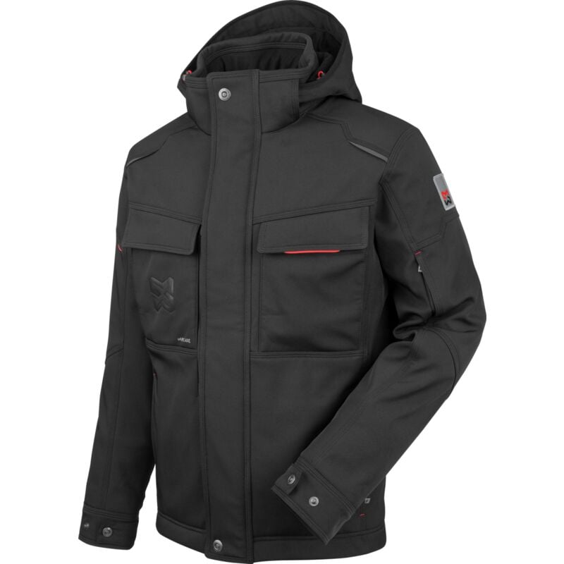 Würth Modyf - Softshell de travail matelassée Scorpius noire 3XL