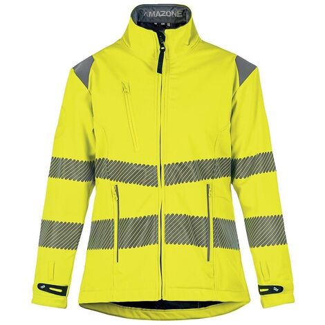 Softshell femme AMAZONE coloris jaune taille XL