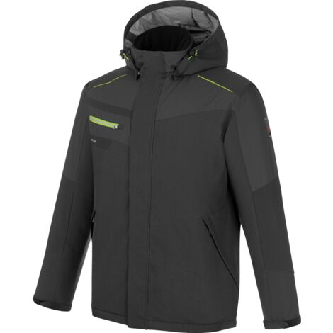 Softshell matelassée de travail Stretch Evolution Würth MODYF Anthracite/Lime XXL