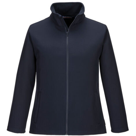 Softshell para mujer Print & Promo de cuello alto vestuario corporativo (2 capas) TK21 M Azul Marino