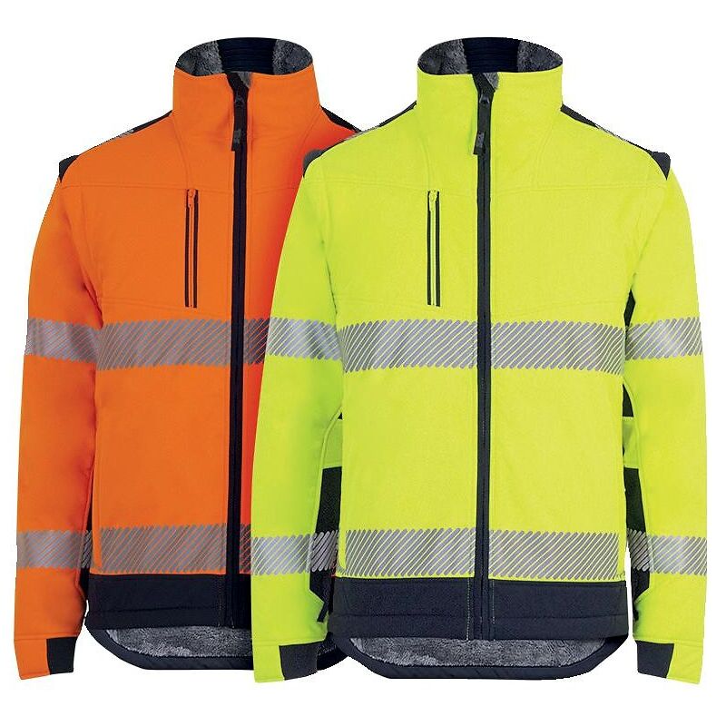 Softshell sherpa coloris orange taille m T2S