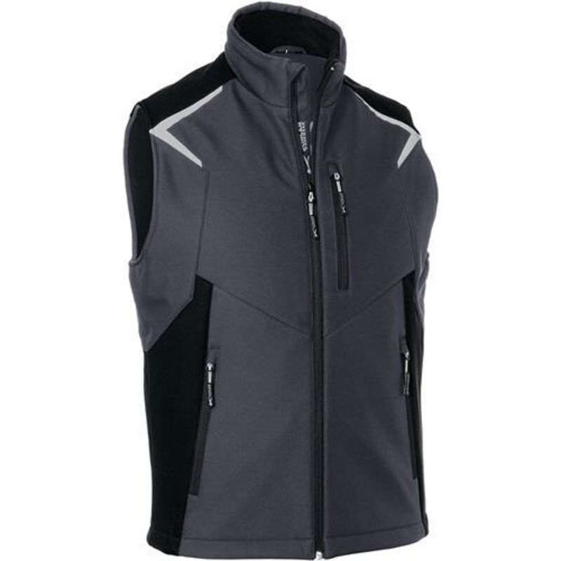 Kübler Softshell Weste bodyforce 7125 anthrazit/schwarz Gr. xl