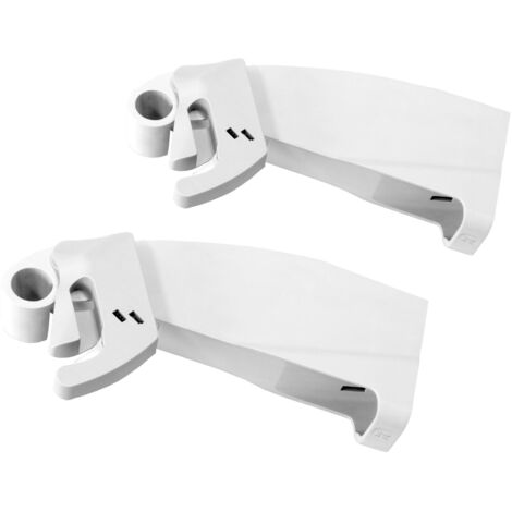 SoftStopp-Plus-Dämpfer-Set (Weiß) für LeMans II  Für rechts ausschwenkbare Tablare, sanftes und leises Einfahren