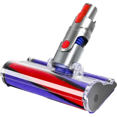 Softwalze Bodendüse Zubehör für Dyson V7 V8 V10 V11 V15 SV10 SV11 SV12 SV14 SV15 Staubsauger,Schnellwechselbarer Elektrischer Soft Roller Bürste Aufsatz Ersatzteile für Harte Böden