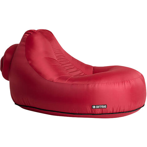 Softybag Chaise gonflable rouge