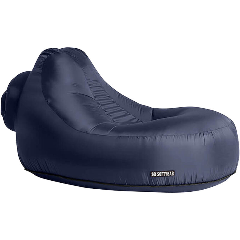 Softybag - Chaise longue bleue