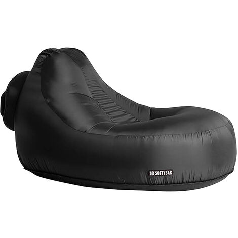Softybag Chaise longue noire