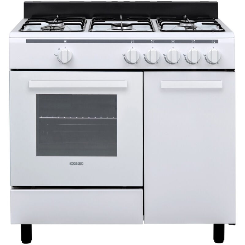 SOGELUX Cuisinière à gaz CG9501 Butanette blanche