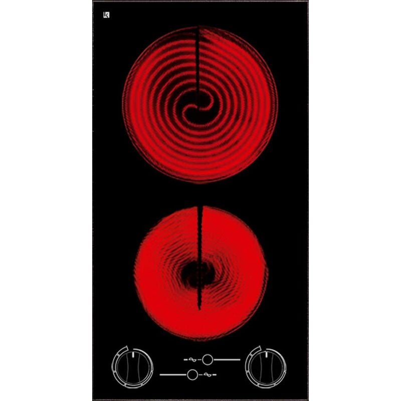 Domino vitrocéramique DV522 noir - Sogelux