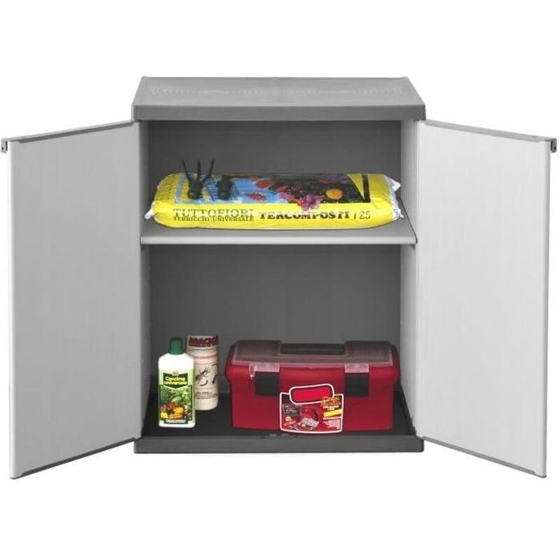 Tood Sogenex Armoire De Rangement Basse En Résine 1 Tablette