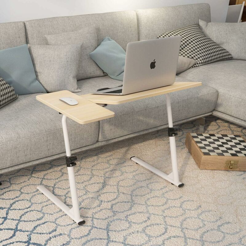 table d'appoint et bout de canape lit canape petit bureau, avec panneau souris pour ordinateur portable, 80 * 40