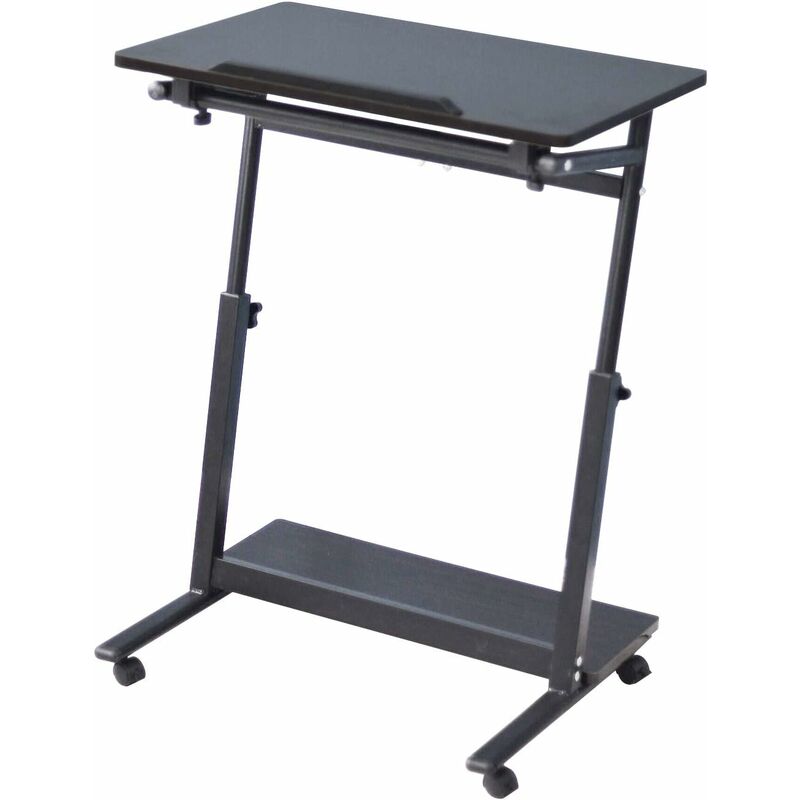 table d'appoint,table d'ordinateur,table de soins,support d'ordinateur portable,reglable en hauteur,plateau rotatif, a roulettes, etagere,