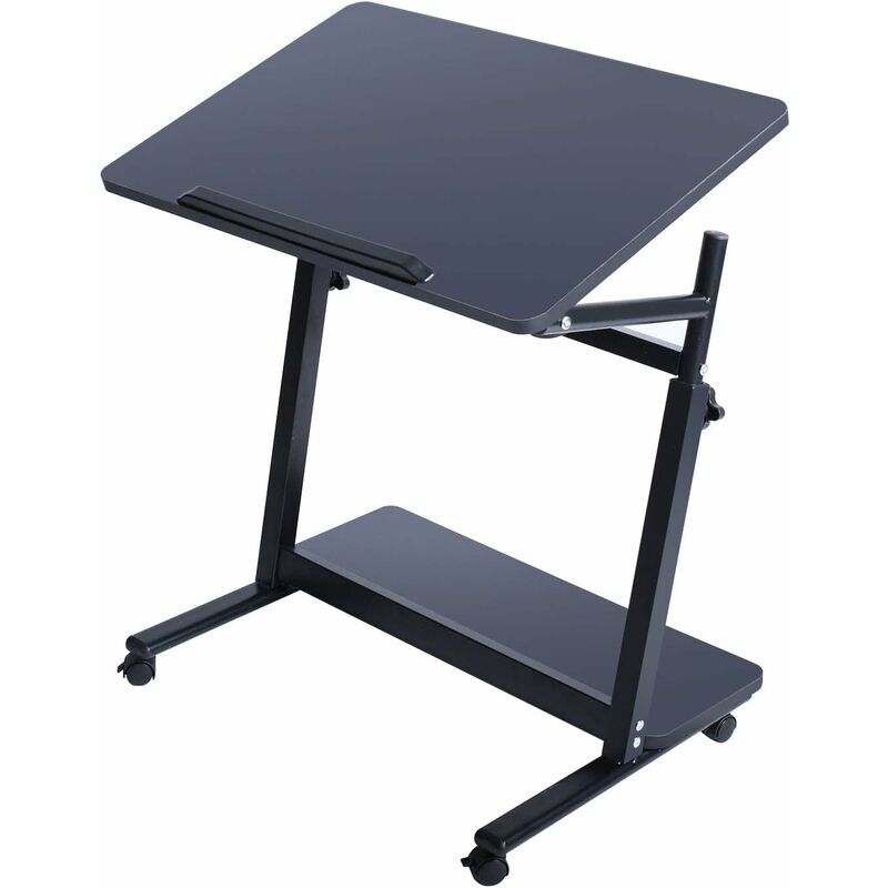 table d'appoint,table d'ordinateur,table de soins,support d'ordinateur portable,reglable en hauteur,plateau rotatif, a roulettes, etagere,