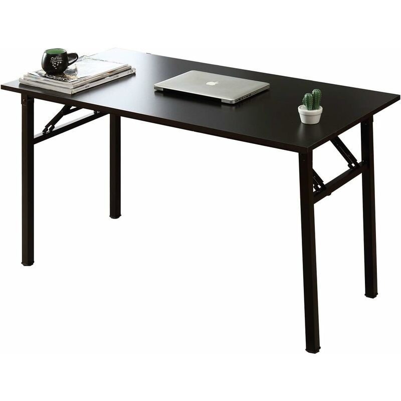 Table d'ordinateur pliante, 100 x 60 x 75 cm, table d'ordinateur, bureau à domicile, bureau, table à manger ou table de conférence - Soges