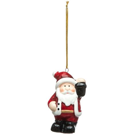 Soggetto in ceramica di Natale - Babbo natale - Feeric lights & christmas