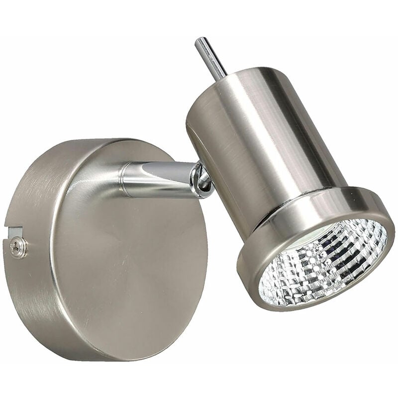 Faretto da parete a led 5 watt lampada da lettura soggiorno illuminazione regolabile azione 450301640000