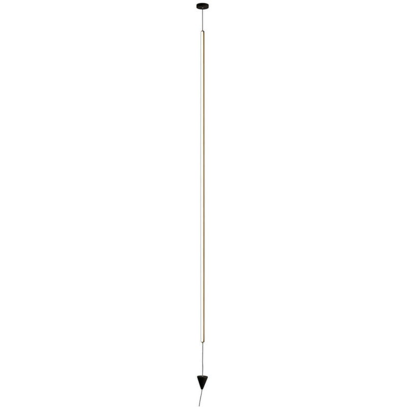 Lampada a sospensione/da terra, led 36W, 3000K, 2160lm, dimmerabile, nero, 3 anni di garanzia