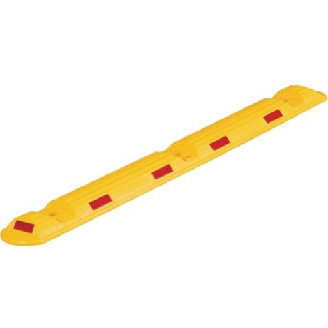 Soglia guida L1170xP150xH50mm PP gialla con bande riflettenti rosse