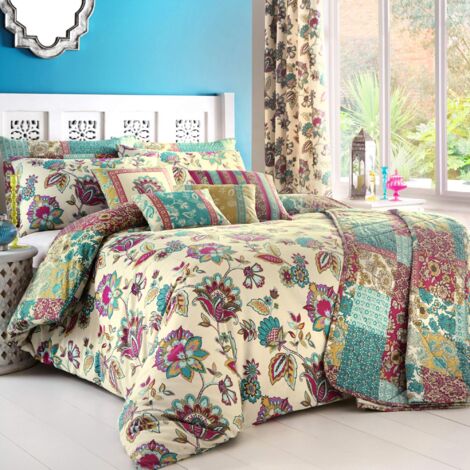 Sogni n Tende 3 pezzi, Super King Size Marinelli Teal Parure con Federe, Turchese