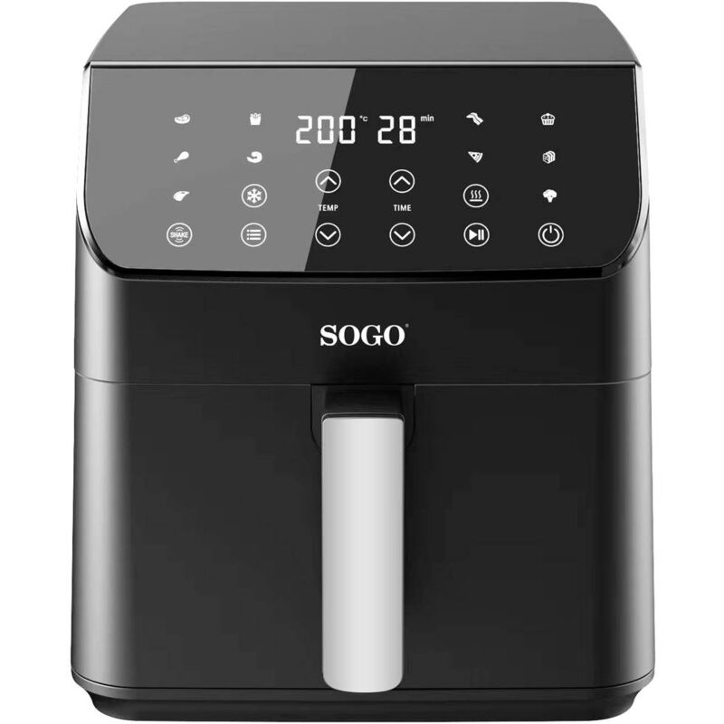 SOGO Human Technology FRE-SS-10890 Friggitrice ad aria calda 1700 W Protezione da surriscaldamento, Funzione timer, con