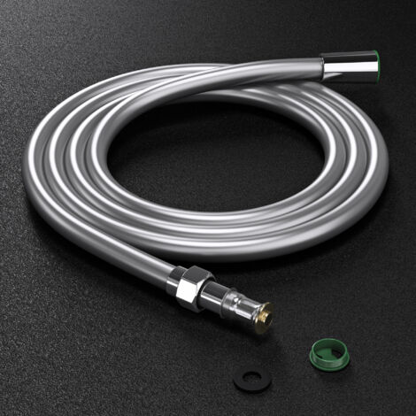 Sogood – Flexible de douche 180 cm en PVC – Résistant jusqu'à 90°C – Branchement DIN 1/2 pouce – Compatible avec douchettes standard