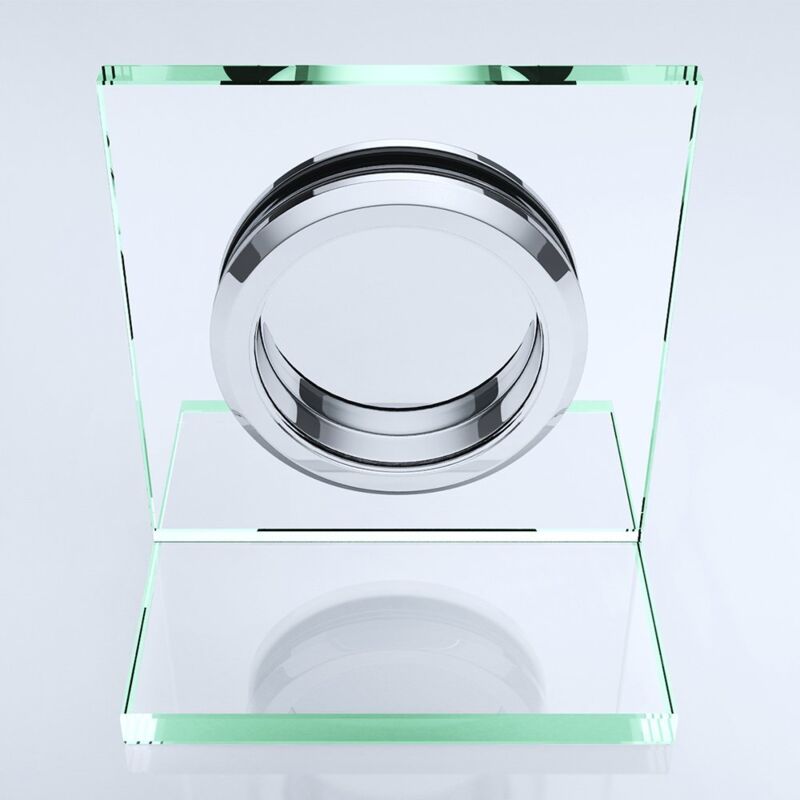 Poignee de Porte en Forme de Coquillage Poignee Ronde Poignee pour Douche Poignee Chromé TK03 - Doporro