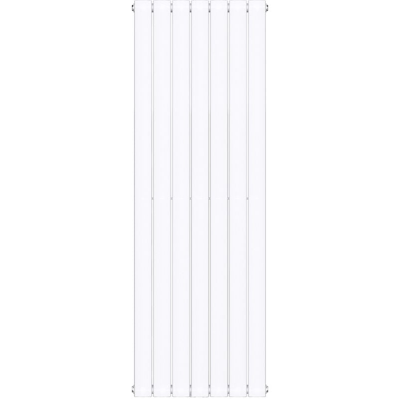 Sogood - Radiateur pour Chauffage Central Radiateur à Eau Chaude Design Vertical Panneau Monocouche Blanc 160x54cm - Blanc