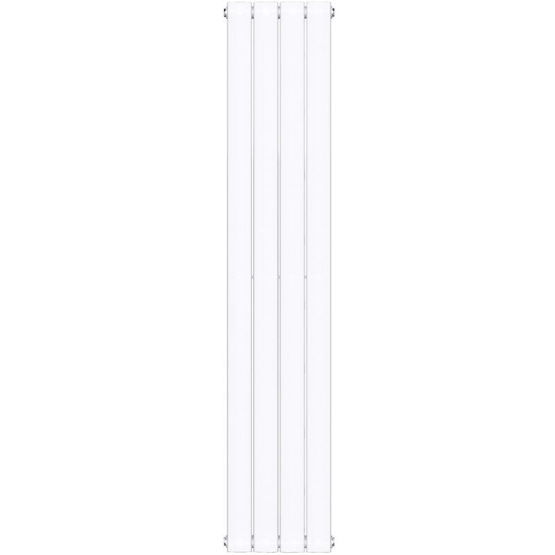Sogood - Radiateur pour Chauffage Central Radiateur à Eau Chaude Design Vertical Panneau Monocouche Blanc 160x31cm - Blanc
