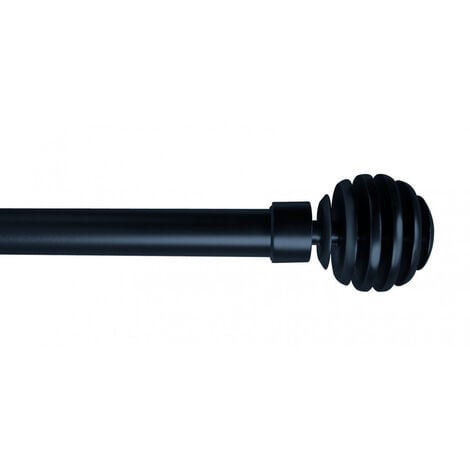 SECODIR SOHO - Kit tringle extensible ø 16/19mm 110 à 210 cm Coloris - Noir mat