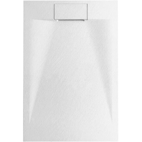Soho SMC Duschwanne SlimLine – nur 35 mm flach, modern & robust:Weiß, 160x90 cm