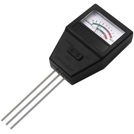 OSUPER Soil Fertility Detector, for Nitrogen, Phosphorus and Potassium Analyzer, Soil PH and EC Tester, Soil Acdometer Test