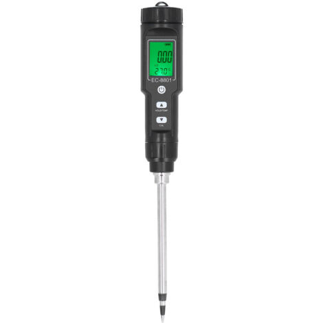Soil Tester EC Temperature Tester Multipurpose Probe Soil Meter for Greenhouse Planting