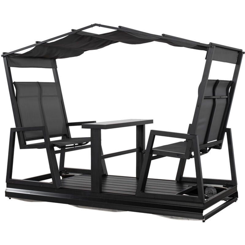 Sojag Aluminium Balançoire de jardin Carleton pour 4 personnes