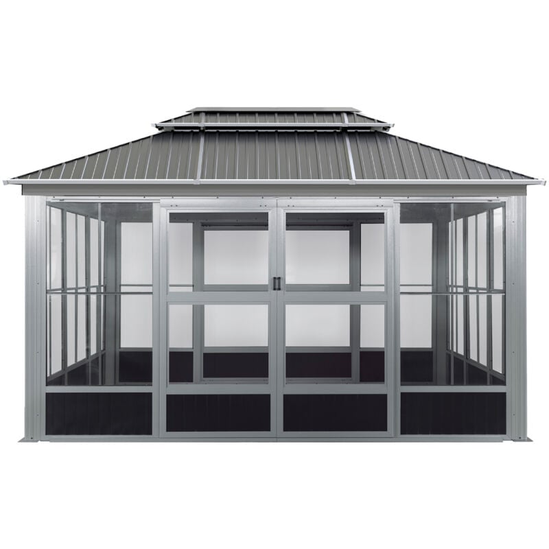 Sojag - Pavillon en aluminium & Jardin d'hiver Olan 1014 Blanc