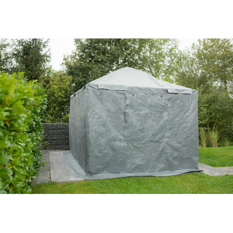 Sojag Winterabdeckung für Pavillon 10x12, grau, Polyester