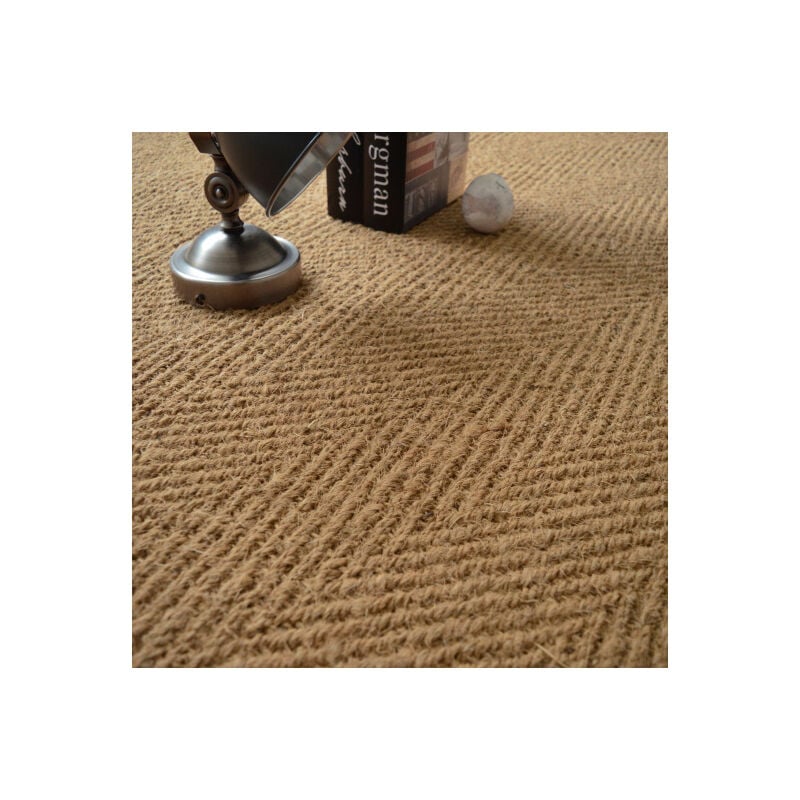 Décoweb - Sol Coco Paravan - Chevron - Rouleau de 2m x 1m