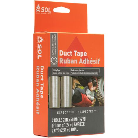 SOL Duct - Nastro adesivo in tela unisex, per adulti, colore: Grigio