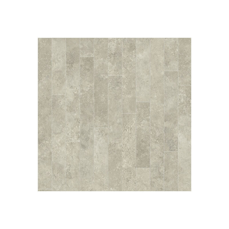 Sol en vinyle éco-conçu - Travertin contemporain - Naturel - Rouleau de 2m x 4m