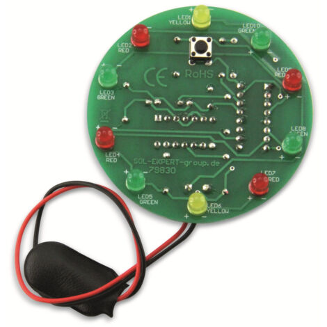 Sol Expert 79830  Lötbausatz Elektronisches Glücksrad