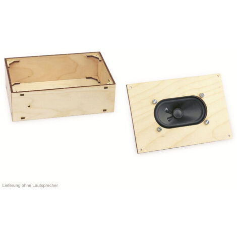 SOL-EXPERT Holzboxbausatz für Lautsprecher BN 390154, 150 x 100 x 50 mm