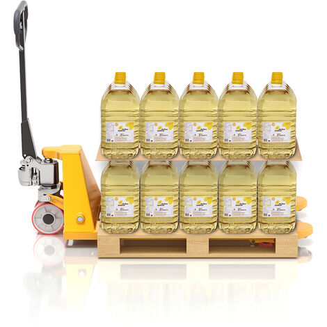 SOL - Huile de Tournesol - Friture, Cuisson, Assaisonnement - 56x3x5L - Jaune