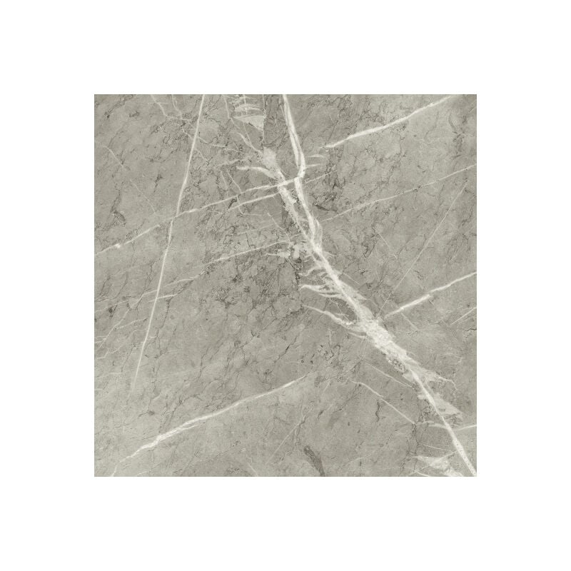 Décoweb - Sol Lino Tendance - Effet marbre gris - Rouleau de 4m x 3m