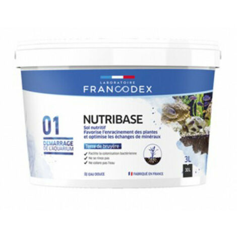 Sol nutritif nutribase seau de 3 Litres. pour aquarium. - Francodex - Multicolor